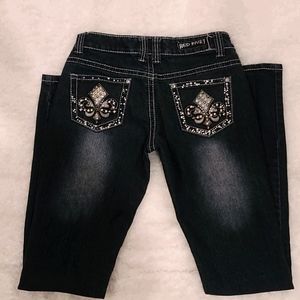 Red Rivet skinny jeans